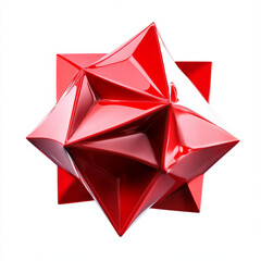 red bow isolated on white background