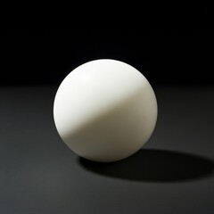 white ball isolated on white