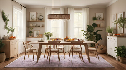 Fototapeta premium graceful dining room