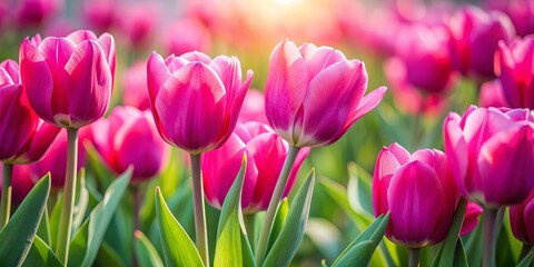 Obraz premium Pink Tulip Bloom, Spring Flowers, Floral Photography, Beautiful Tulips, Pink Flowers, Macro Photography, Close Up Tulips