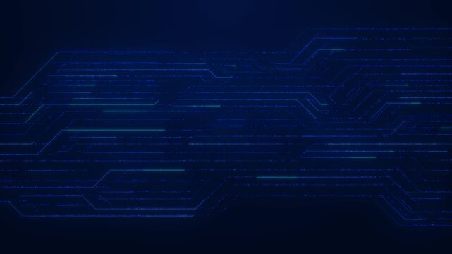 Abstract AI innovation background polygonal microchip AI chip technology electronic circuit board texture. Artificial intelligence electronic board. Communication engineering processor wireframe 3D 4K