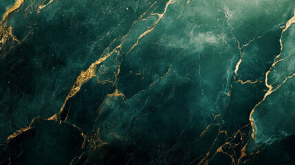 Rich emerald green marble background