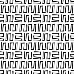 Abstract black and white repeating background