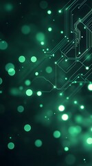 Obraz premium blue circuit board background, abstract background for business