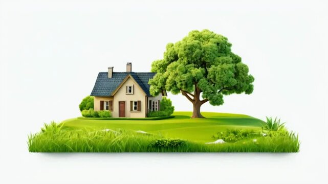 landscape with house