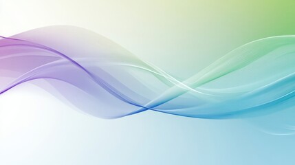 Obraz premium Abstract Pastel Waves Flowing Gently Across a Soft Background