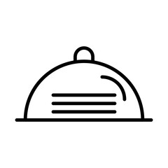 Serving Tray line icon