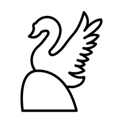 Ice Sculpture line icon