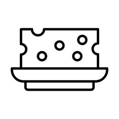 Cheese Platter line icon