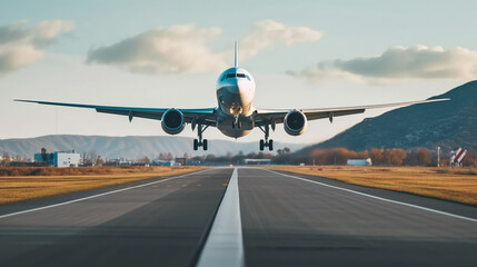 Obraz premium airplane in the sky