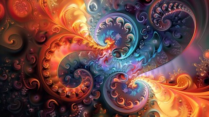 Abstract colorful shapes