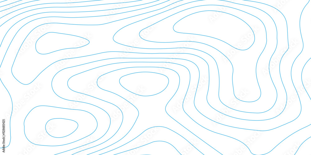 Poster abstract design with seamless pattern with lines topographic map. geographic mountain relief. retro 