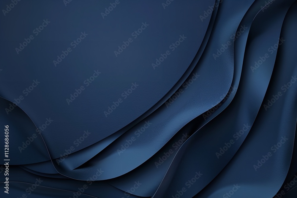 Poster the dark blue abstract background overlaps with the copy space. generative ai