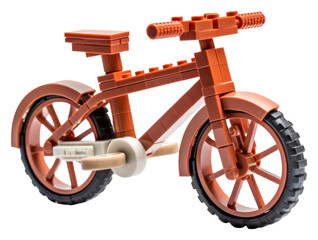 PNG Bicycle bricks toy tricycle vehicle wheel.