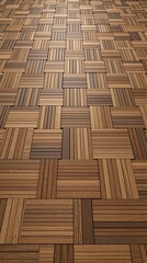 Abstract composition of wooden floor panels in a repetitive pattern, arrangement, abstract, artistic, layout, composition