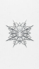 Fototapeta premium Abstract geometric patterns on a white textured background with a subtle noise effect, white texture, textured surface, artistic design