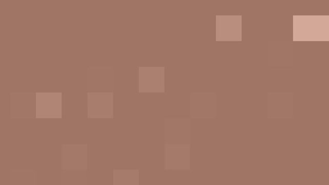 Warm neutral brown mocha mousse abstract pixel mosaic background animation