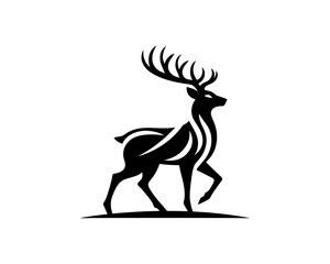deer silhouette vector