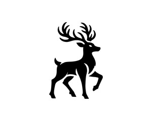 deer silhouette vector