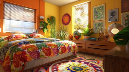 luxury apartment comfortable suite lounge and bedroom with beautiful background and comfort