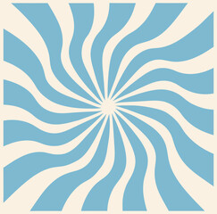 Pink and cream swirling stripes create a sunburst pattern, evoking a retro or vintage design aesthetic, suitable for backgrounds, backdrops, and other graphic design applications