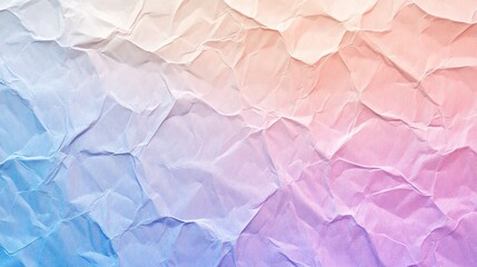 Fototapeta premium Crumpled Pastel Paper Gradient Background Texture