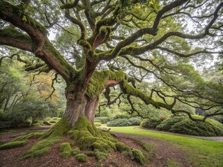 Captivating Documentary Photography of the Intricate Texture on an Old Tree, Showcasing Nature's Beauty and Resilience with a Rich Backdrop of Weathered Bark and Lush Surroundings