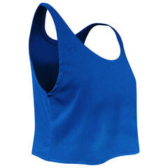 This Side View Classical Womens Tank Top Mockup In Baleine Blue Color Is The Best For Showing Off Your Designs Like A Graphic Design Professional, Just By Adding Your Own Designs.