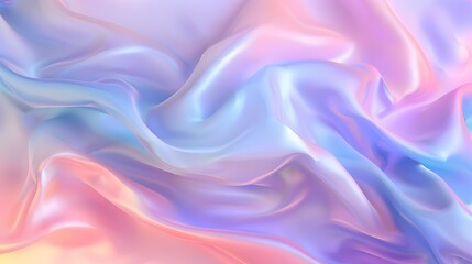 Obraz premium Soft Silky Fabric Texture in Pastel Colors with Smooth Flowing Waves