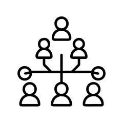 family tree icon, family day line art, family icon - simple black line art icon of family tree, symbolizing family day celebrations. family vector art.