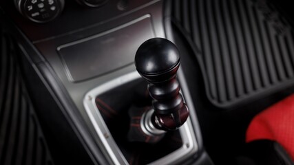 Shift knob in a car