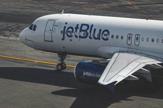 JetBlue plane at JFK Airport