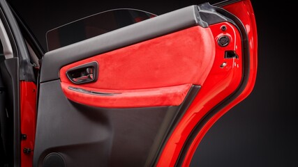 Passenger side rear door