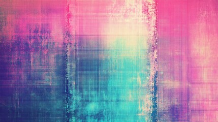 Abstract blurred grainy gradient background texture Colorful digital grain soft noise effect pattern Lo-fi multicolor vintage retro VHS Glitch Texture