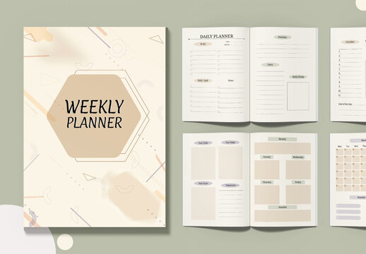 Weekly Planner Design Template