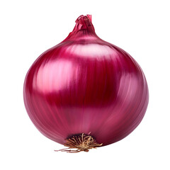 red onion isolated on white background