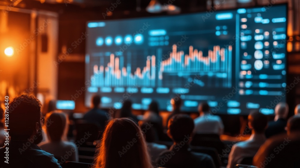 Poster audience viewing data analytics presentation