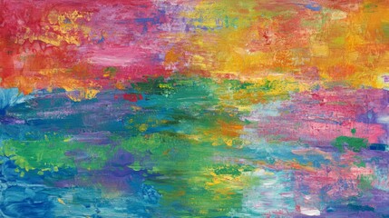 Acrylic colors in water Abstract background