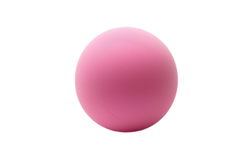 Fun Pink Ping Pong Ball for Friendly Competitions Isolated on Transparent Background