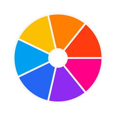 Vibrant Color Wheel Icon | Interactive Color Palette Icon | Color Spectrum Wheel | Color Picker Wheel | Color Theory Wheel Icon | Customizable Color Wheel | Color wheel | Trending color wheel