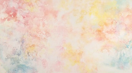 Abstract Pastel Watercolor Wash Background Texture