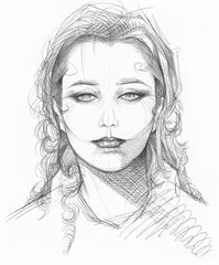 Ritratto inventato a penna bic