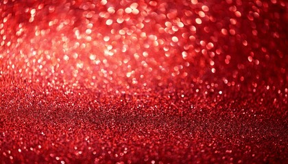 red defocused glitter texture as background