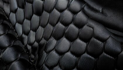 texture technical fabric with rubber coating black background