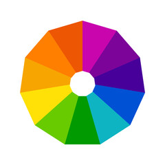 Vibrant Color Wheel Icon | Interactive Color Palette Icon | Color Spectrum Wheel | Color Picker Wheel | Color Theory Wheel Icon | Customizable Color Wheel | Color wheel | Trending color wheel