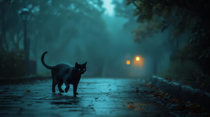 black cats bring bad luck, especially on Friday the 13th, is a superstition rooted in medieval Europe. They were often associated with witches and considered omens of misfortune.