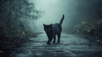 black cats bring bad luck, especially on Friday the 13th, is a superstition rooted in medieval Europe. They were often associated with witches and considered omens of misfortune.