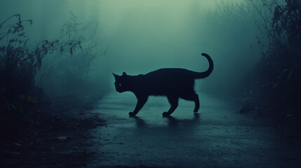 black cats bring bad luck, especially on Friday the 13th, is a superstition rooted in medieval Europe. They were often associated with witches and considered omens of misfortune.