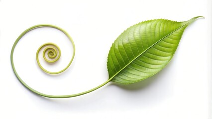 Abstract Swirling Leaf Imagery: Vibrant Foliage and Organic Patterns for Artistic Stock Photography For Poster Design Background Designs