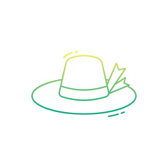 Pamela Hat vector icon